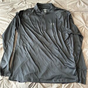 👉🏼Like New👈🏼 Men’s Under Armour Black Iso-Chill Up The Pace 1/4 Zip Jacket XXL